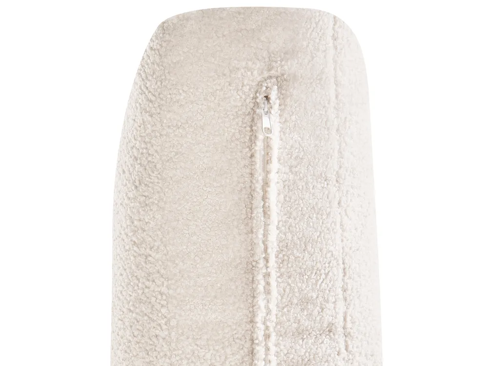 Modulsofa 2-Sitzer MESNALI Bouclé Cremeweiß_1046275