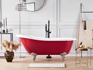 Freistehende Badewanne CAYMAN 170 x 76 cm Rot_817188