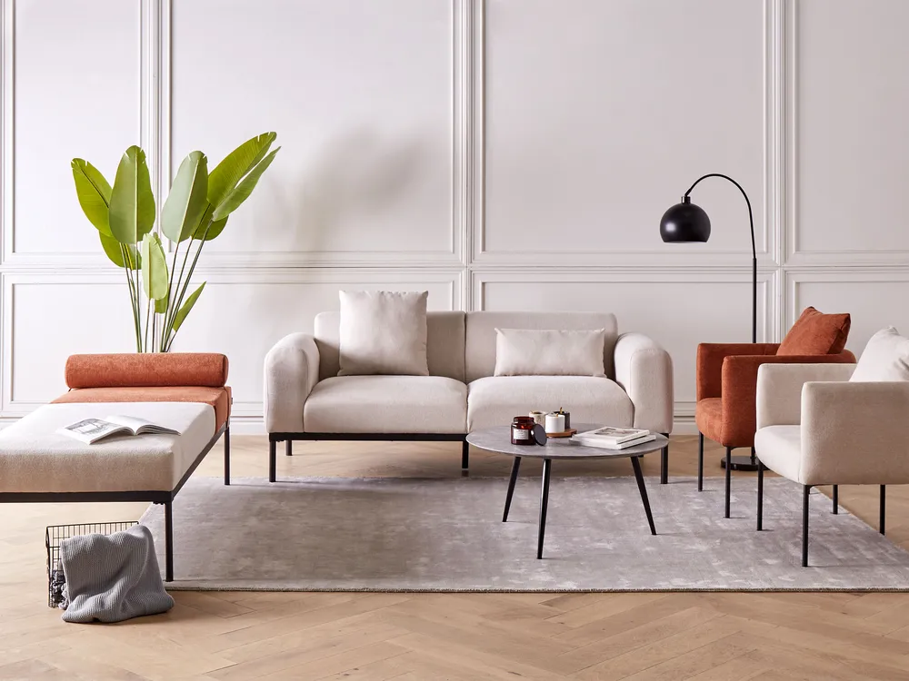 Sessel MALMOS Stoff Hellbeige_931370