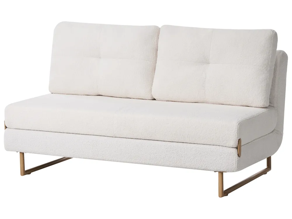 Sofa Set 6-Sitzer JERSLEV Bouclé Cremeweiß_1013866
