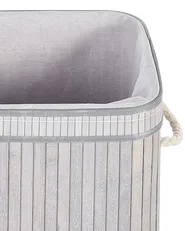 Laundry Basket KALUTARA Bamboo Grey_849902