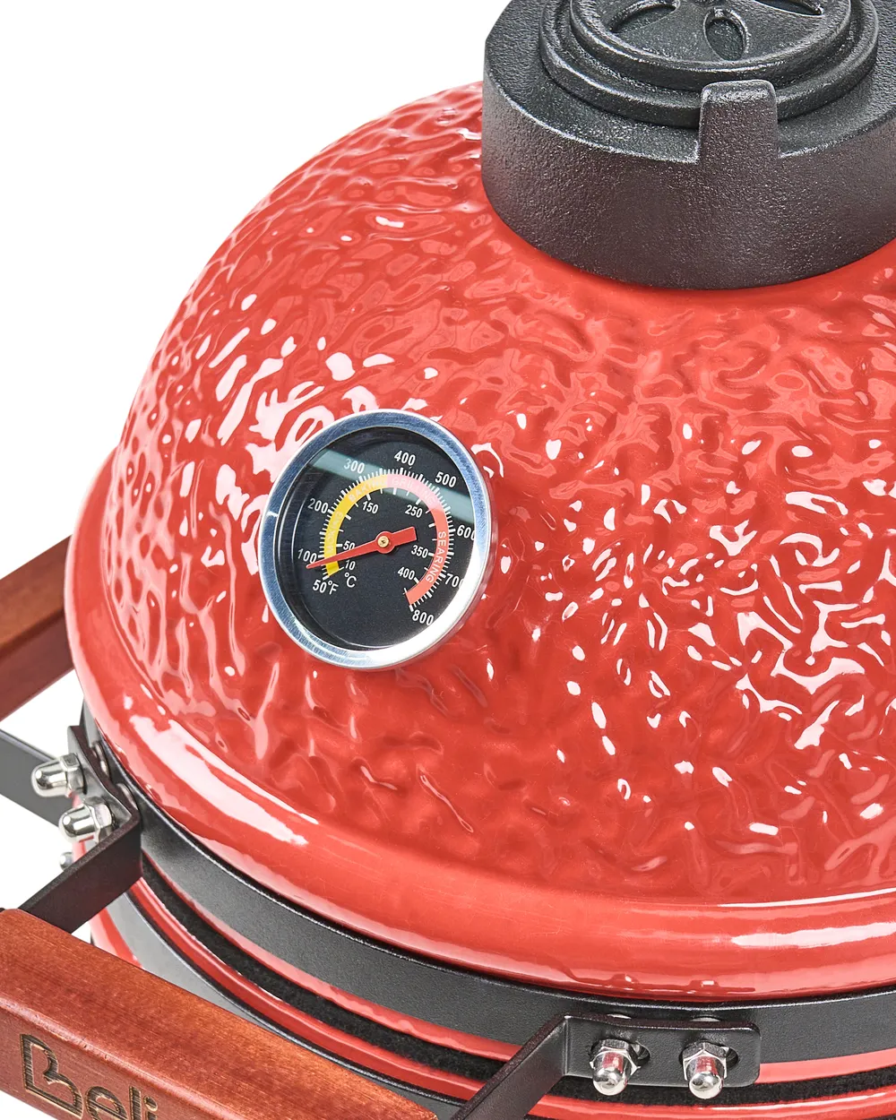 Mini-Holzkohlegrill KAMADO Keramik Rot_1007525
