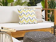 Gartenkissen 2er Set AFFILE ZickZack-Muster 45 x 45 cm Bunt_1177828