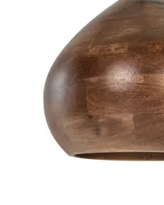 Pendant Lamp SANYATI Mango Wood Dark Brown_986455