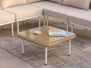 Couchtisch BAUCINA 60 cm 60 cm Hellbraun_1116936
