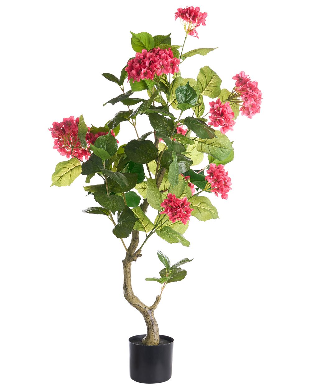 Plante artificielle HORTENSIUM 120 cm Rouge