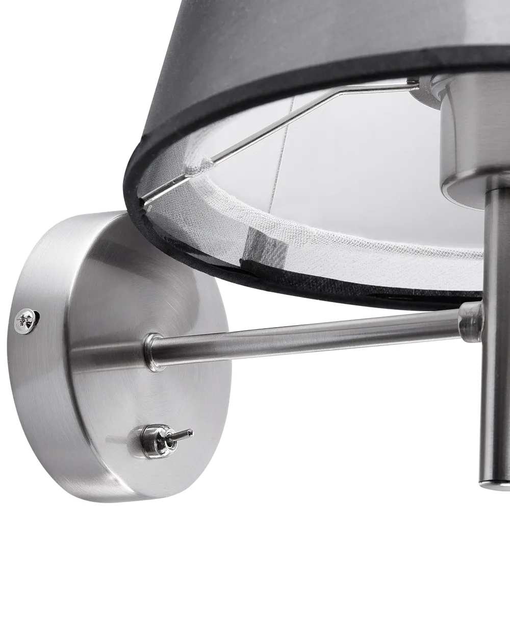 Wall Lamp Ceiling Lamp COLUMBIA Metal Silver_726885
