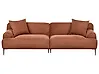 Sofa 3-Sitzer MATILA Stoff Goldbraun