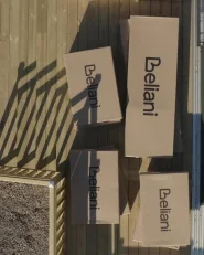 Sonnenliege PROSSEDI mit Relaxfunktion Akazienholz Grün_1166775
