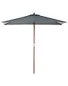 Marktschirm 195 cm FLAMENCO Dunkelgrau