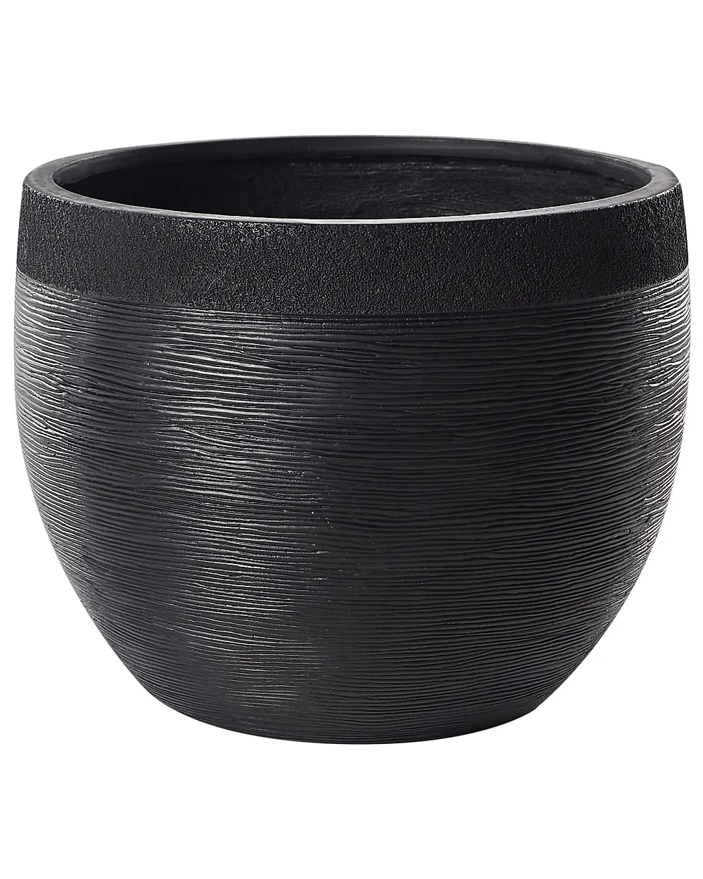 Blumenkübel ZAKROS 50 cm Schwarz