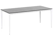 Gartentisch SOVARETO 180 cm 90 cm Steinoptik Dunkelgrau_1008432