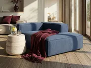 Linksseitige Chaiselongue ARDAL Cord Dunkelblau_1048747