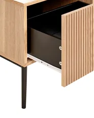 Bedside Table BLYTHE Natural Ash Wood_968606