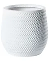 Blumenkübel LIVADIA 27 cm Cremeweiß