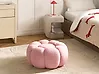 Pouf BEAUFORT Bouclé Rosa