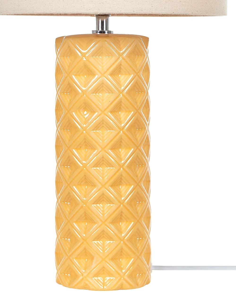Tischlampe BALONNE Keramik Gelb_822850