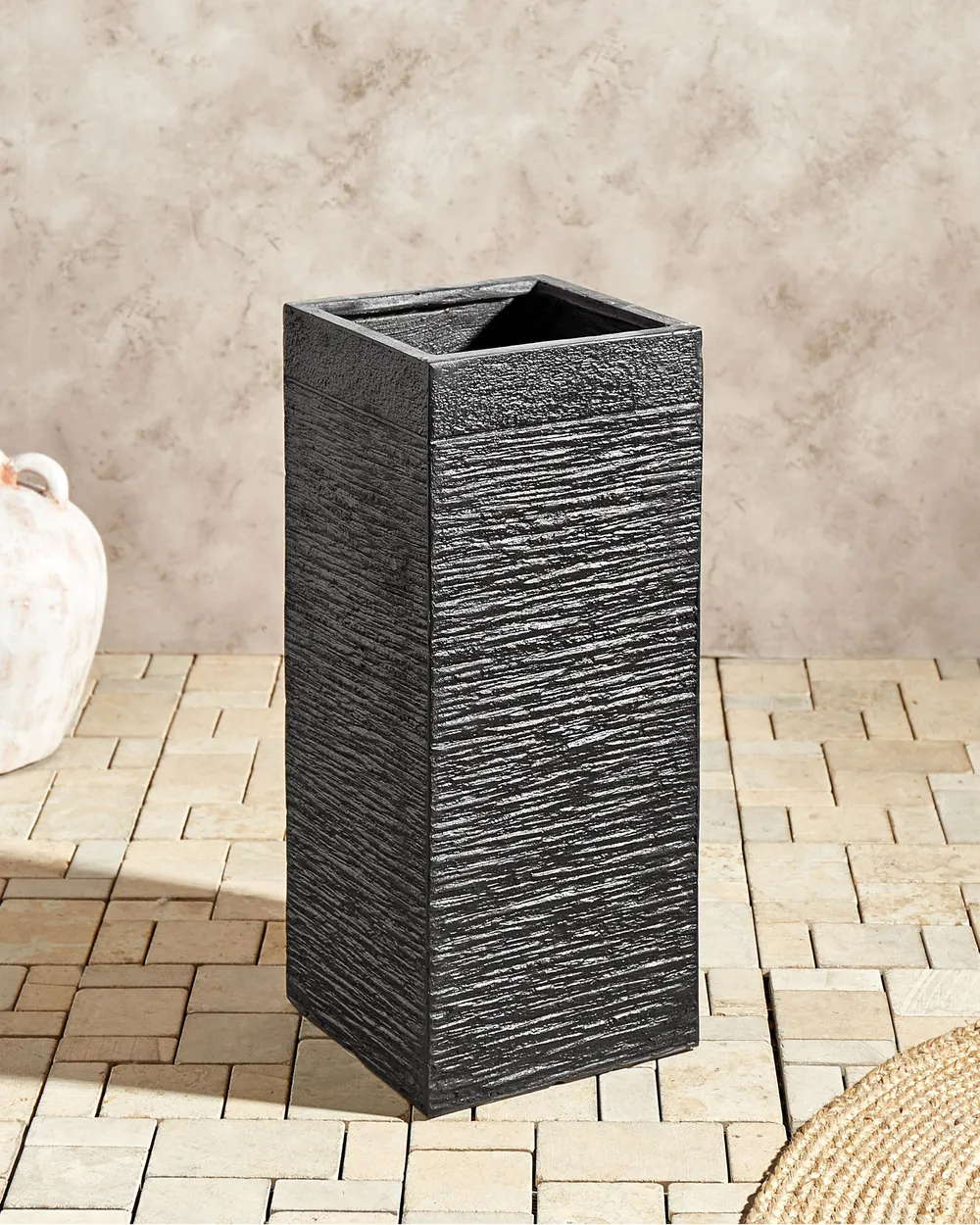 Blumenkübel DION 26 cm Schwarz