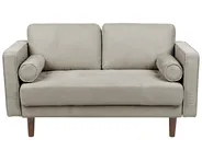 Sofa 2-Sitzer NURMO Stoff Taupe_896354