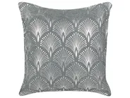 Dekokissen 2er Set HOYA 45 x 45 cm Baumwolle Grau Geometrisches Muster_892844