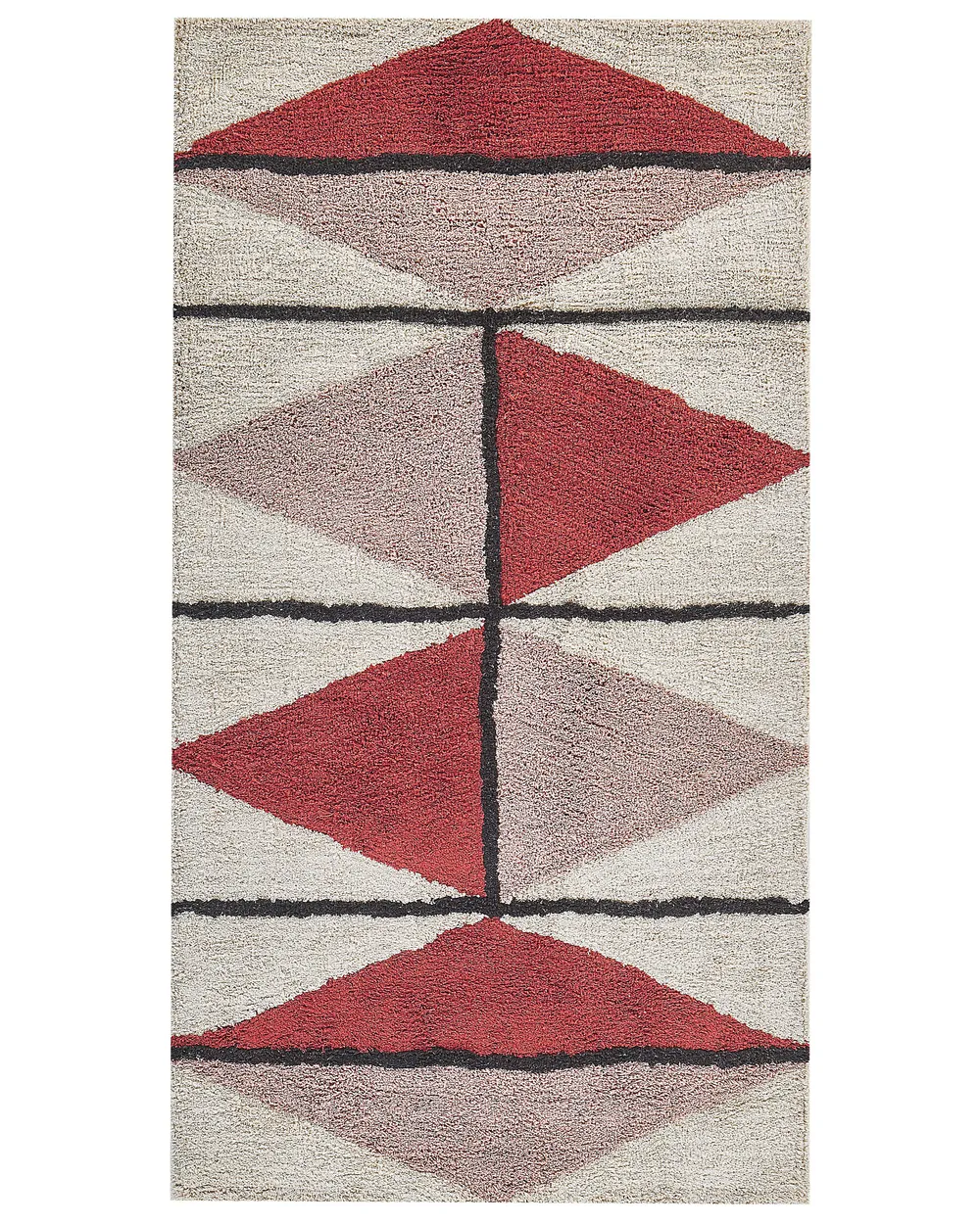 Teppich PURNIA Bunt 80 x 150 cm Baumwolle