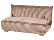 Schlafsofa 2-Sitzer ABISKO Cord Hellbraun_1031097