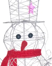 Outdoor Decoration LED VASMAN 93 cm Snowman White_1018822