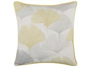 Dekokissen 2er Set CANDYTUFT 45 x 45 cm Gelb Pflanzenmuster_769244