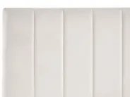 Bed with Storage Drawers LONZAC Velvet Off-White 160 x 200 cm (EU King Size)_1014785