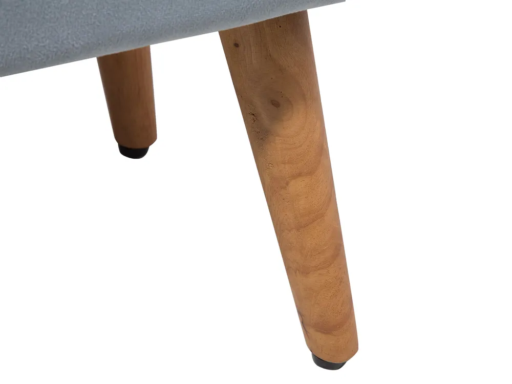 Footstool TAKOMA Velvet Grey_685057
