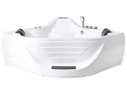 Whirlwanne Eckmodell CARTAGENA 220 x 160 cm Weiß_1029576