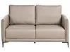 Sofa 2-Sitzer CILENS Stoff Taupe
