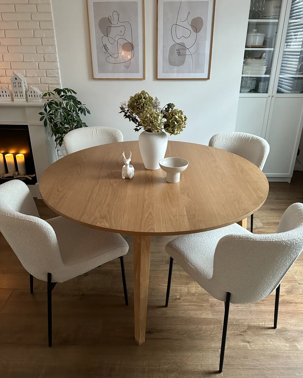 Esstisch HUNTLEY Helle Eiche 140 cm 140 cm_1033846