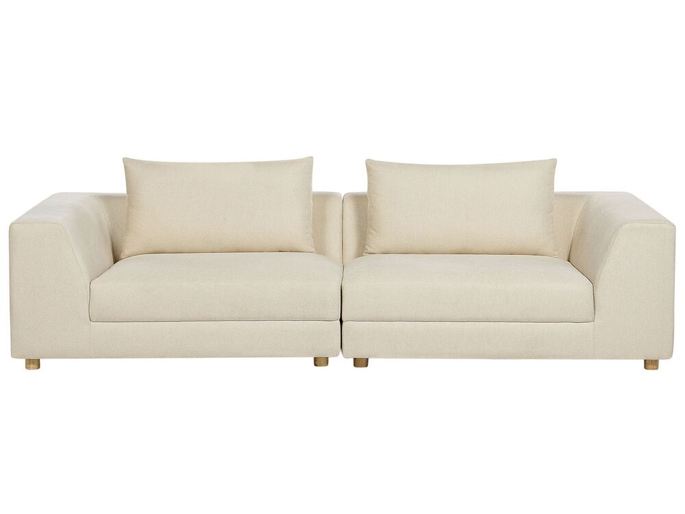 Bank 3-zits LERMON Stof Beige