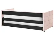 Ausziehbett Samtstoff CHAVONNE 90 x 200 cm Rosa_1022025