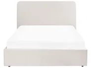 Bett mit Stauraum BRENON Stoff Hellbeige 140 x 200 cm_1055968