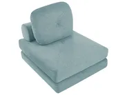 Single Sofa Bed OLDEN Fabric Light Blue_980934