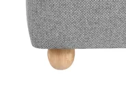Pouf mit Stauraum FERNDALE Stoff Hellgrau_1056257