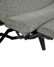 Recliner Chair SELVIK with Footrest Fabric Light Green_1039040