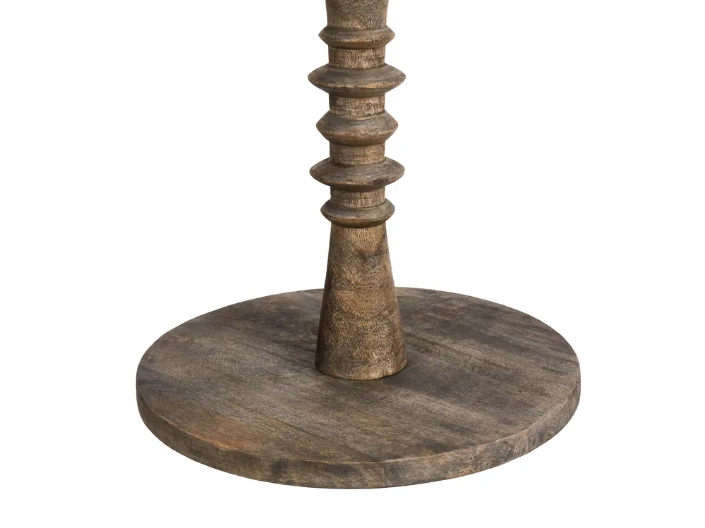 Beistelltisch 2er Set THALIA Mangoholz Dunkelbraun_936008