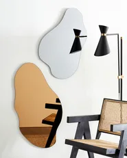 Wall Mirror HERRY 46 cm 76 cm Silver_936002