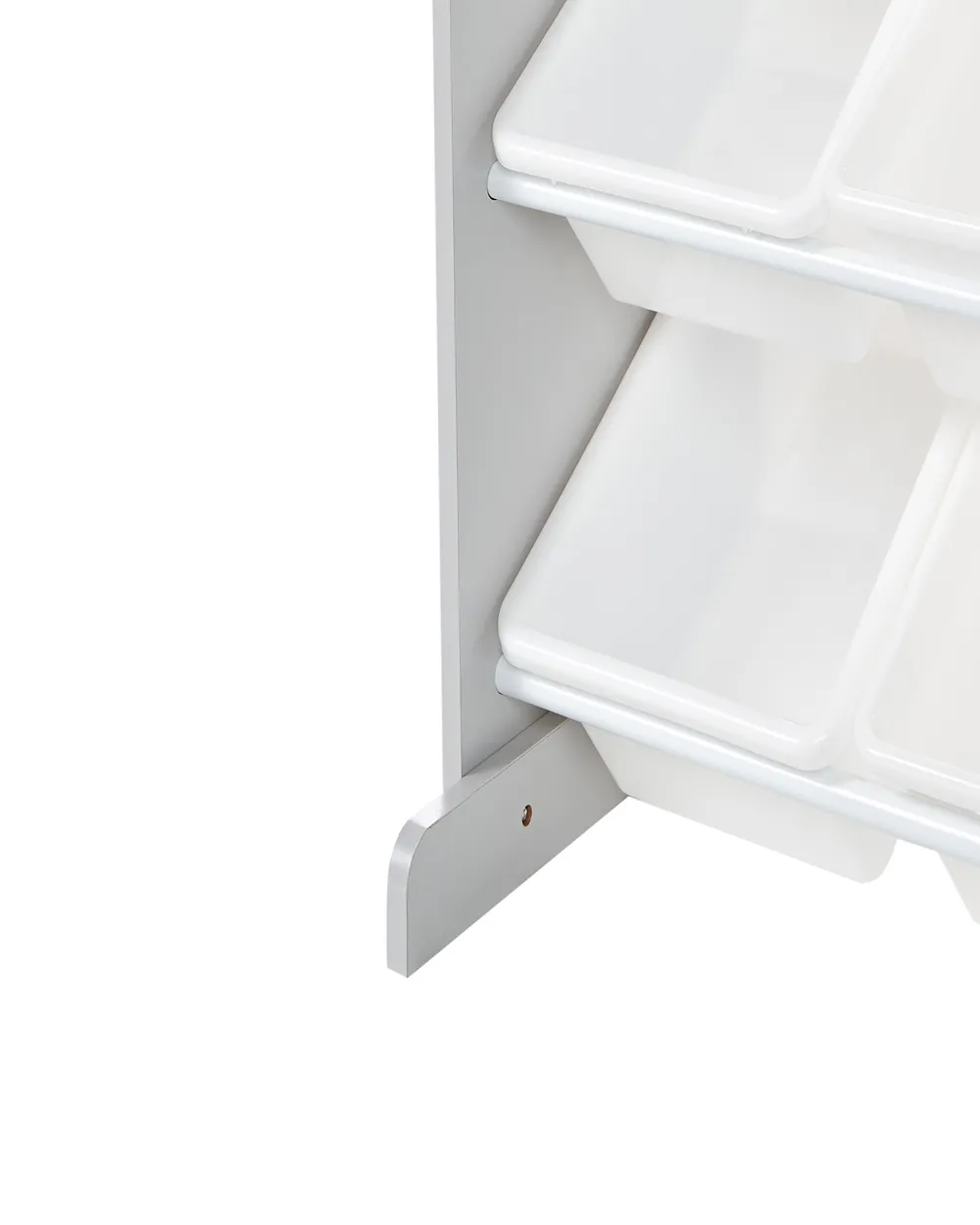 Shelf with 9 Storage Boxes COLLIE 78 cm Grey_963119