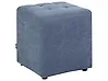 Pouf KANSAS Stoff Blau