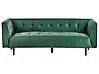 Sofa 3-Sitzer BYSKE Stoff Grün