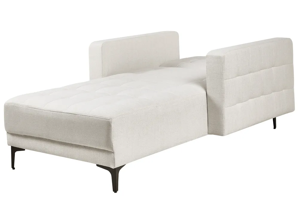 Chaiselongue ABERDEEN Stoff Cremeweiß_1038634