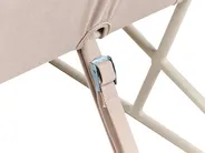 Gartensofa 2-Sitzer PONTE Metall Hellbeige_1013339