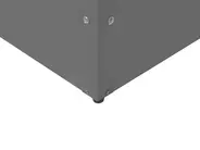 Aufbewahrungsbox CEBROSA 132 cm 62 cm Metall Grau_752599