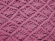 Pouf Makramee BERRECHID Baumwolle Rosa_1171939