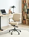 Schreibtischstuhl BERNE Kunstleder Beige