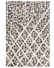 Rug AKDERE Grey 140 x 200 cm Leather_751597